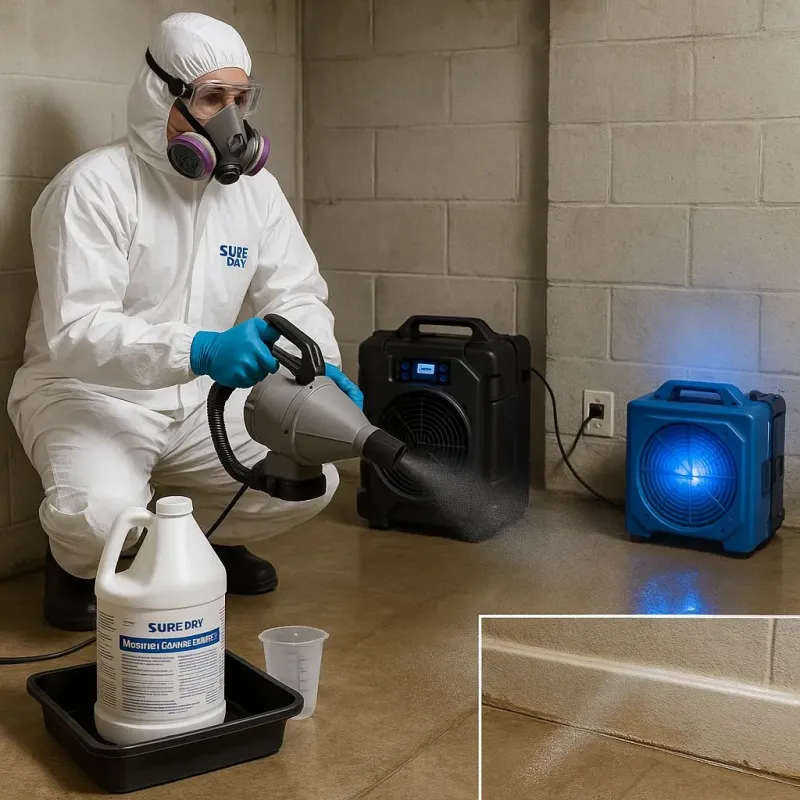 Sanitization and Odor Removal process in Pompano Beach Highlands, FL