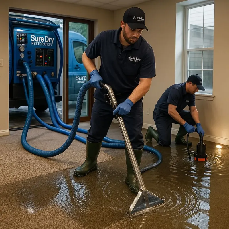 Water Extraction and Removal process in Pompano Beach Highlands, FL